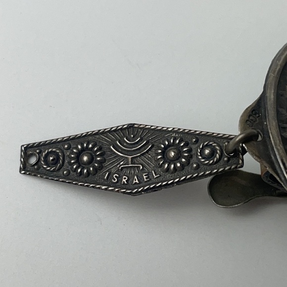Sterling Silver Pin Clip Vintage Jerusalem - Picture 11 of 13